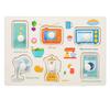 Kid Montessori Educational Multiple Geometric Shape Color Sorter Puzzle Wooden Board Puzzle Game Toys for Children Baby Gifts