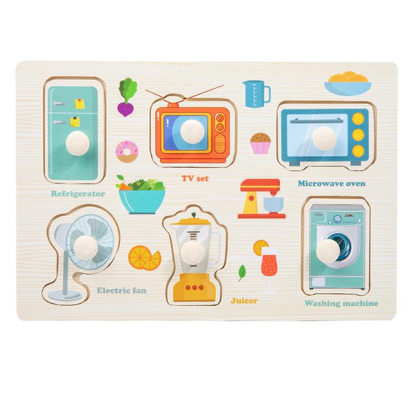 Kid Montessori Educational Multiple Geometric Shape Color Sorter Puzzle Wooden Board Puzzle Game Toys for Children Baby Gifts