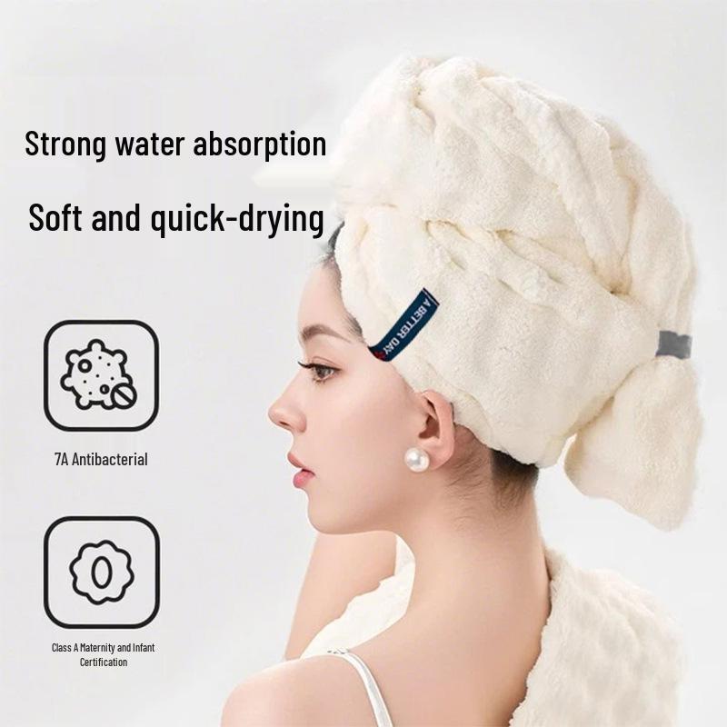 Women's Soft Thickened Super Absorbent Quick-Dry Hair Wrap Towel 2025