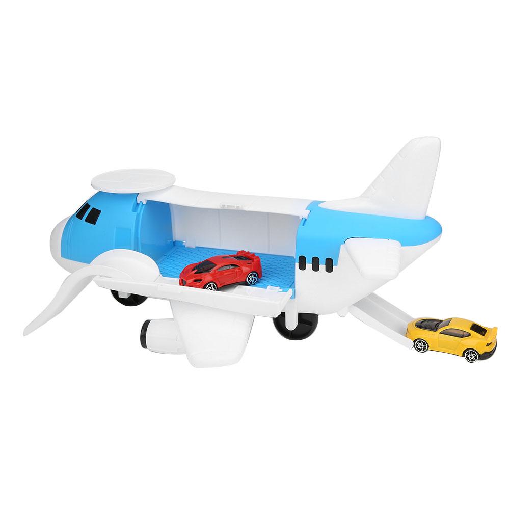 Airplane Model Car Toy Children Early Education DIY Assembly Storage Inertia Transport