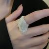 Vintage Long Chain Tassel Ring for Women Design Creativity Exaggerate Personality Finger Accessories Punk Fashion Jewelry Gift
