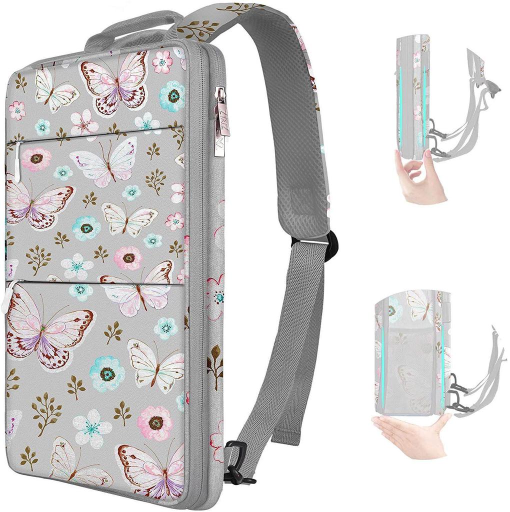 Ultra-thin Expandable Laptop Backpack with USB for Business Trips