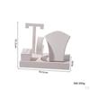 Set Espositore Gioielli Porta Bracciali Busto Organizer per Casa Supporto Ciondoli Negozio