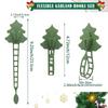 Christmas Decoration Garland Hanger Front Door Christmas Wreath Silicone Hanger Hook Garland Organizer Ties For Wreath