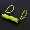 VGEBY Motorcycle Reminder Cable, Bike Alarm Disc Lock Antitheft Security Spring Reminder Coil Cable (Color : Yellow)