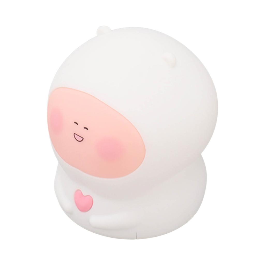 USB Fat Peach Night Tap Lamp with Timing Function Intelligent Colorful Silicone Tap Lamp for Teen Girls Bedroom