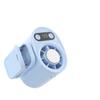 Portable Fan with USB Rechargeable Waist Hanging Neck Desk Clip- Long Battery Life