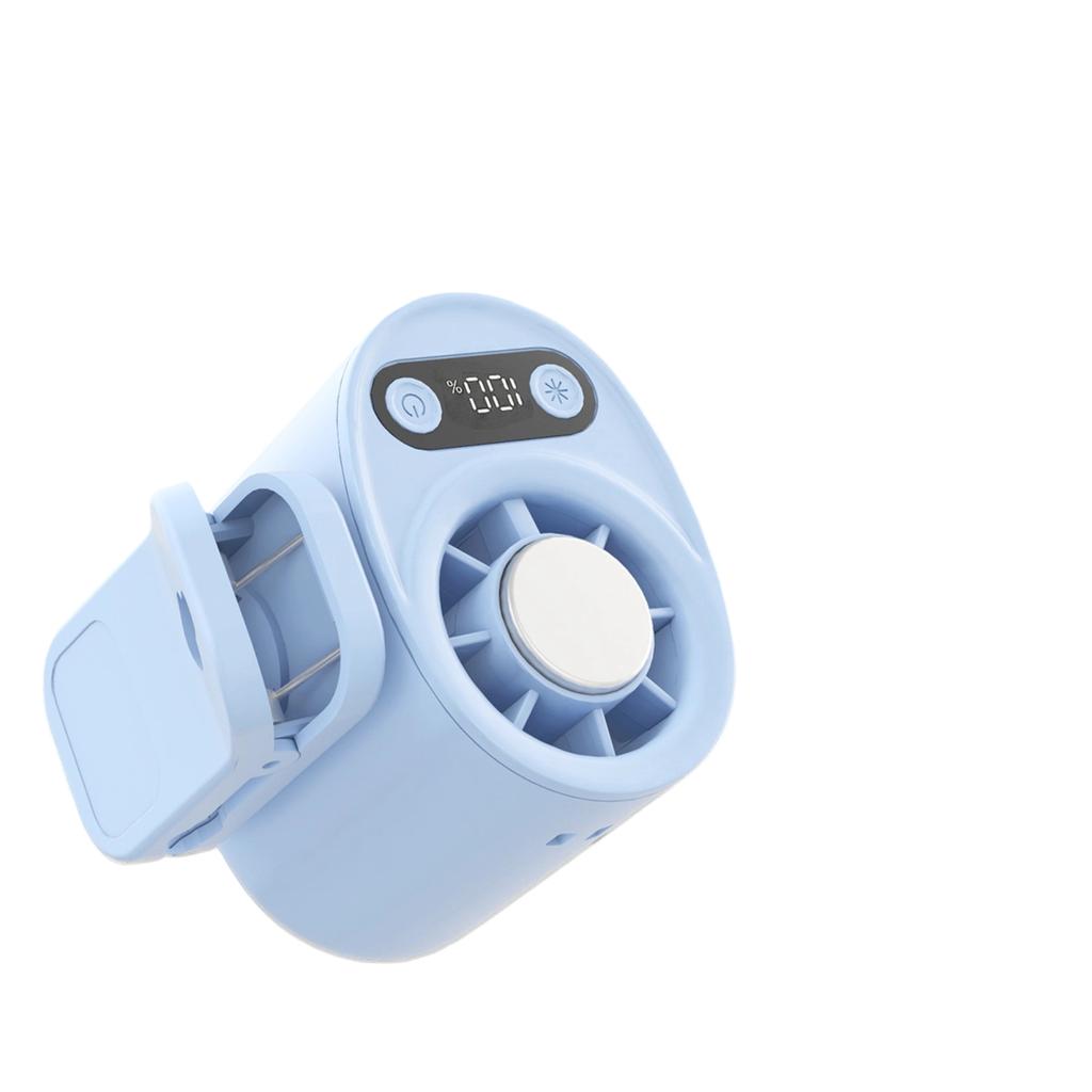 Portable Fan with USB Rechargeable Waist Hanging Neck Desk Clip- Long Battery Life