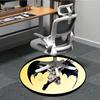 1pc Batman Logo Office Round Area Rug, Under Office Chairs Bedroom Living Room Home Decor, Room Deco, Available in Various Sizes