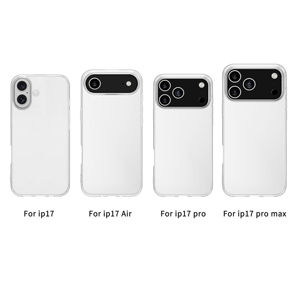 Applicable to iPhone17Air ultra-thin transparent mobile phone case Apple 16promax/14/15/XR high definition water cover