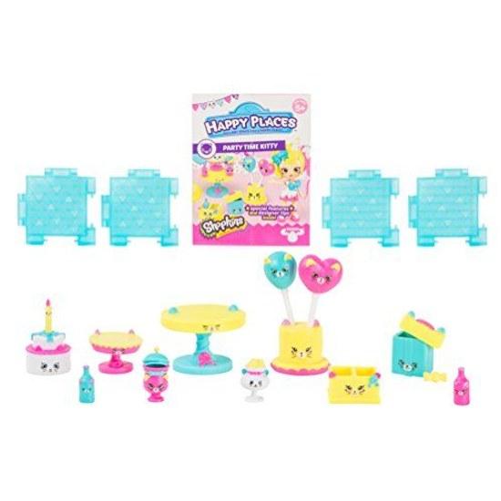 Happy Places Shopkins Staffel 3 Dekorations-Set - Party-Zeit Kätzchen