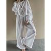 Lazy Style Normcore Scandinavian Niche Style Vacation Suit Linen