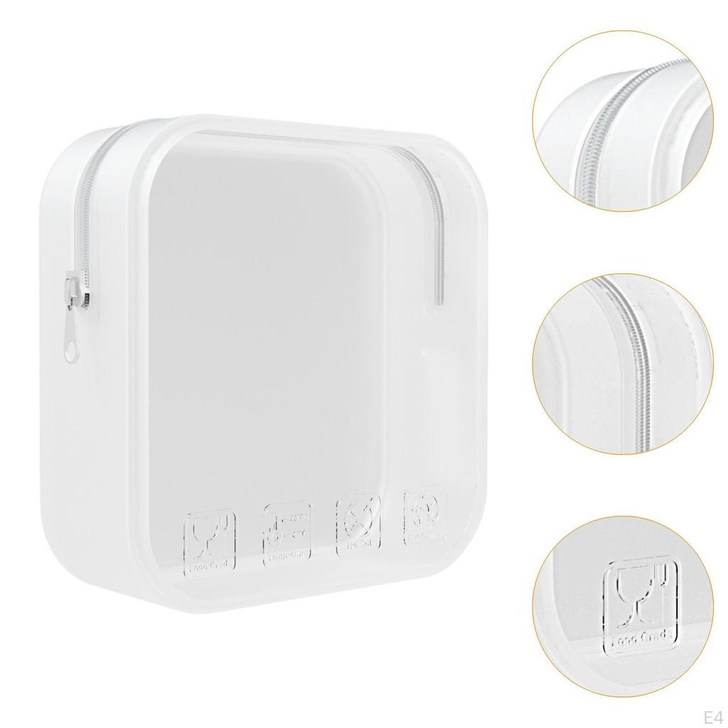 Portable Silicone Cosmetic Case for Travel Toiletries Organization