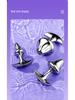 Metal Gyroscope Anal Plug - Unisex SM Outdoor Flirting Sex Toy