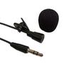 3.5mm Lavalier Microphone Hands-Free Mini Wired Collar Clip Mic for PC Laptop Videography Video Conferencing Vlogging
