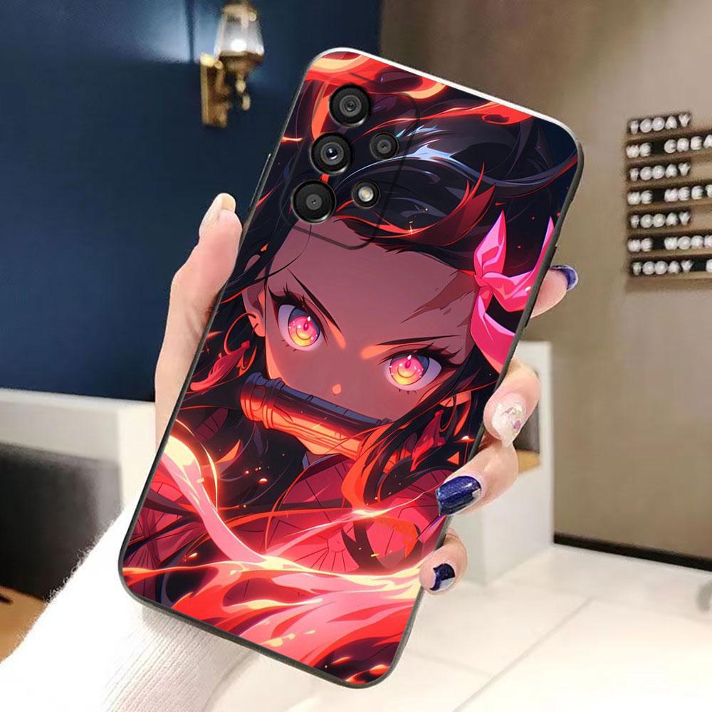Anime Demons Slayers Tanjiro Phone Case For Samsung A73 A72 A71 A57 A56 A55 A54 A53 A52 A51 A37 A36 A32 A23 A22 A16 A15 A14 Case