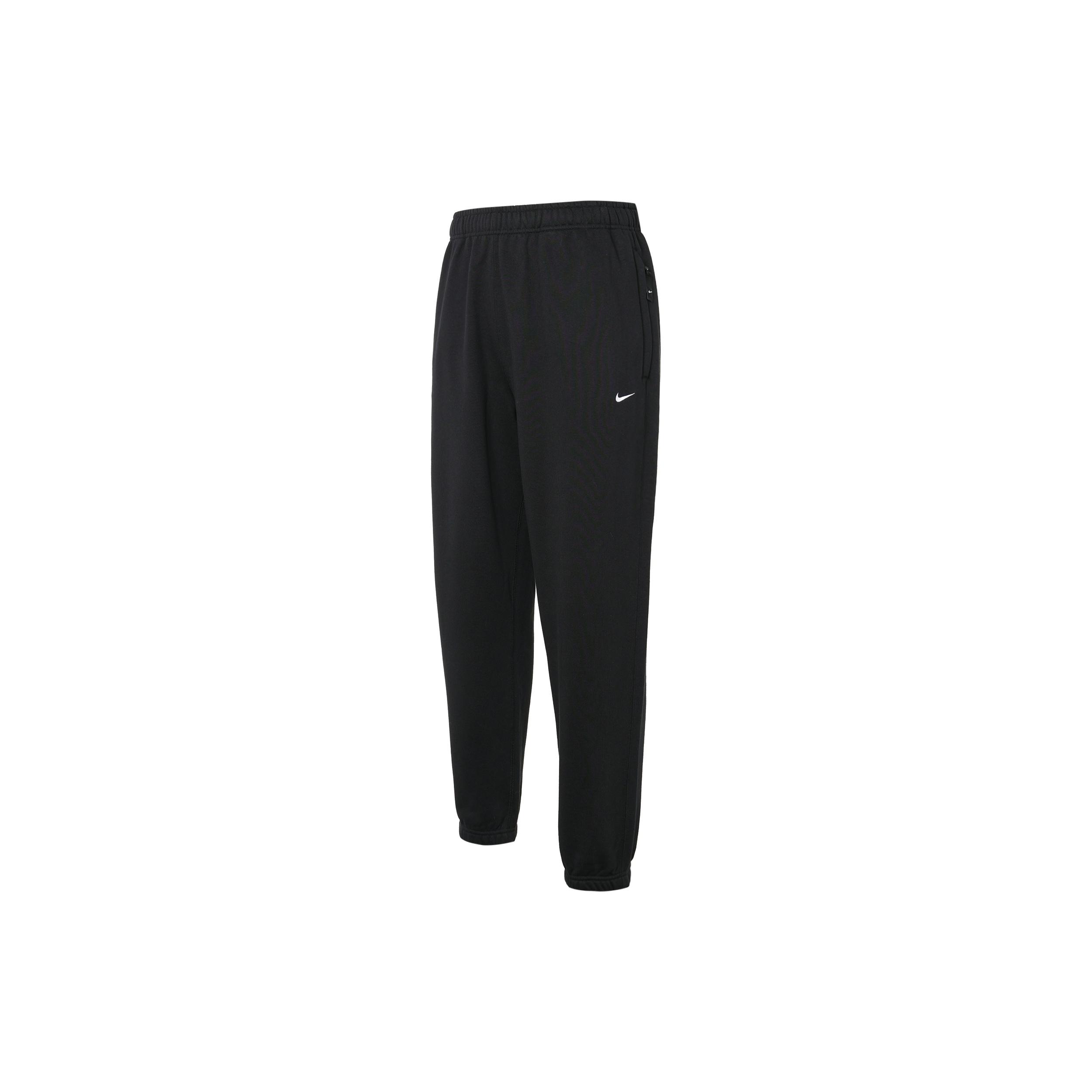 Nike Solo Swoosh French Terry Trousers Black Men s DX0816-010 XL