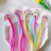 Unicorn Colorful Wigs Hair Clip Kids Gift Girls Unicorn Birthday Party Decoration Favors Rainbow Headwear Braids Accessories