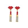 Fashion personality diamond-studded ladies earrings