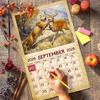 2026 Vintage Wildlife Wall Calendar 16-Month X-Large Size 14x22, Retro Widllife Calendar by The KING Company-Monster Calendars