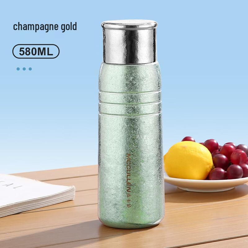 MCCULLEN Pure Titanium Insulated Travel Mug with Magnetic Tea Infuser