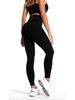 Women's Quick-Dry Hooded Yoga Set: Long Sleeve Top & Peach Butt Leggings