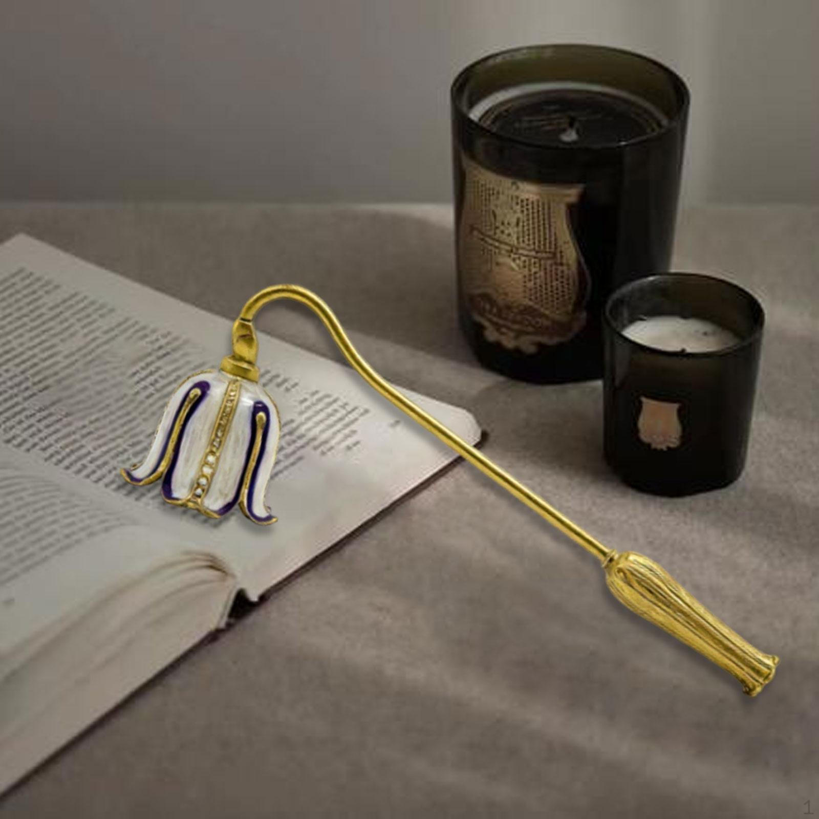 

Candle Snuffers Candlesnuffers Home Decor Zinc Alloy European Unique Elegant with Long Handle