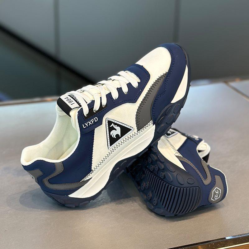 Spring super fire soft sole leather surface casual sports shoes retro Forrest Gump shoes xs