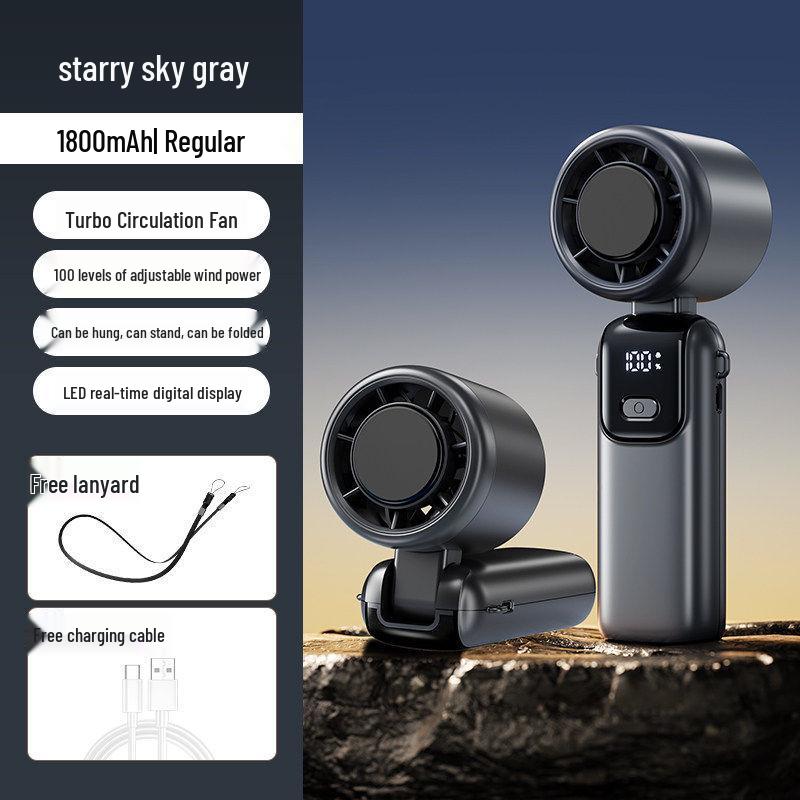 2026 Handheld Portable Cooling Fan & Air Conditioner - Silent, Rechargeable, Compact 0mAh