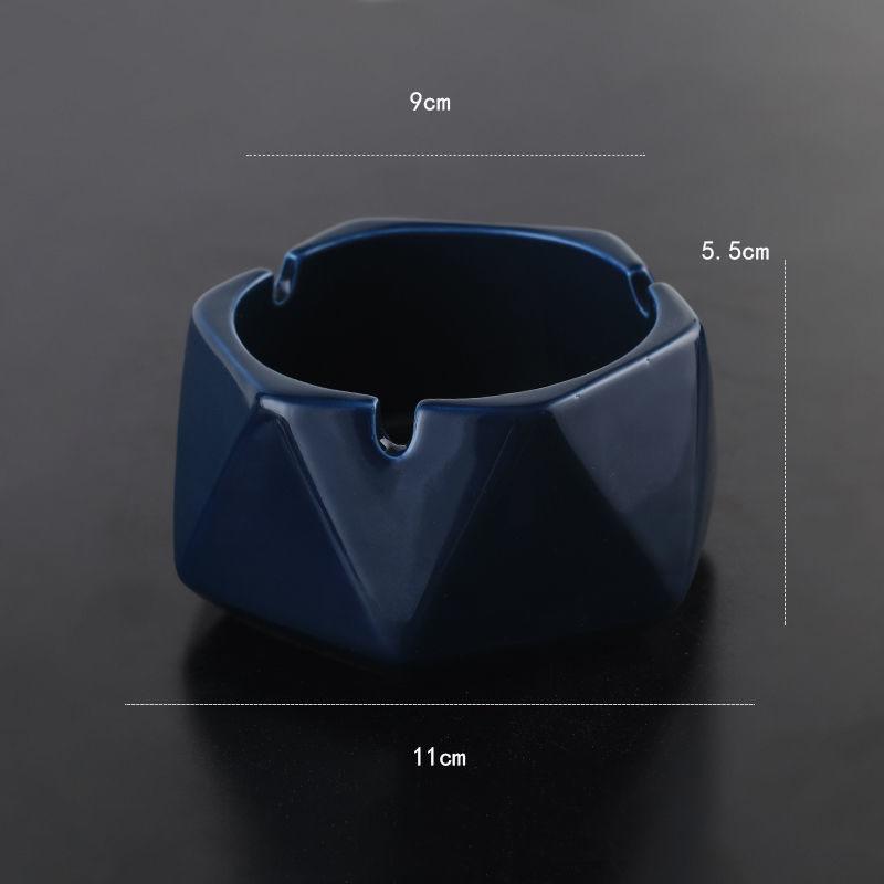 European Ceramic Ashtray Accessories Home Living Room Coffee Table Furnishing Ornaments Hotel Club KTV Desk Decoration Items