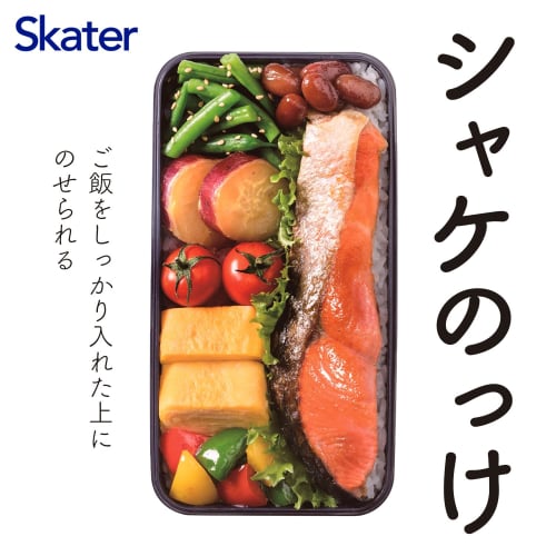 Skater Side Dishes Bento Box 870ml Structure Wood Grain Brown SLLB9M-A