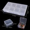 Transparent DIY Jewelry Storage Box - Detachable and Stackable Organizers for Tools and Earrings
