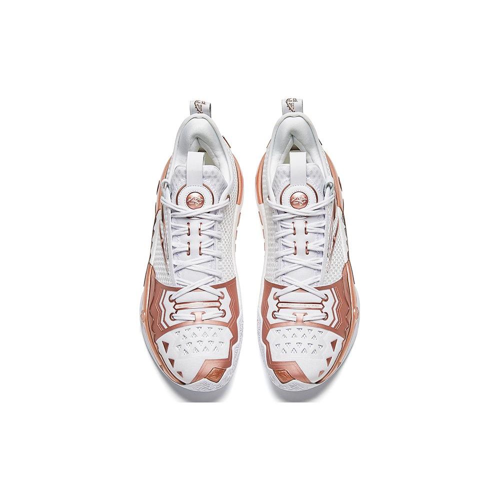 Anta Kyrie Irving x Shock Wave 5 Pro Finals Men Sneakers White Gold 112331111-3