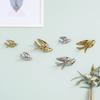 Ceramic Handicrafts Background Wall Decoration Golden Bird Three-dimensional Pendant Swallow Sculpture Home Decoration