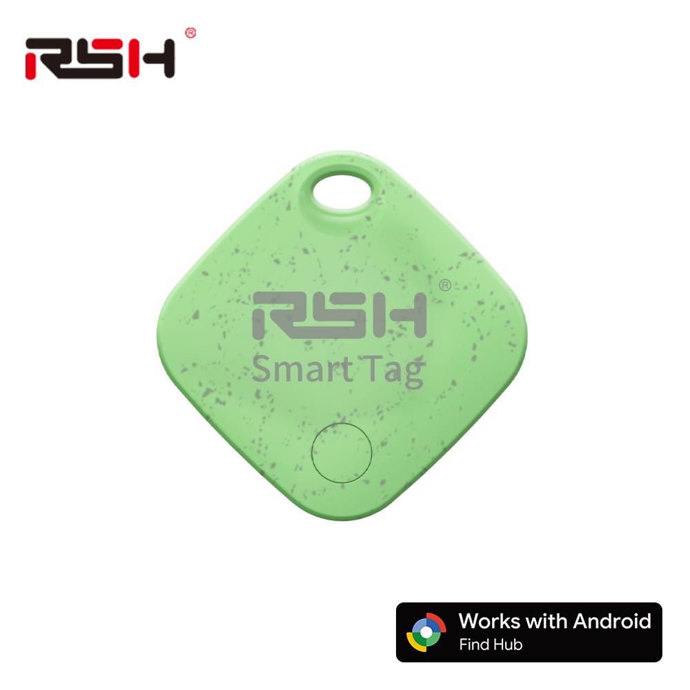 RSH Android GPS Tracker Work With Google's Find Hub Key Finder New Eco Smart Tag for Xiaomi Samsung Pixel Huewei Global Tracking