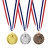 PATIKIL 2" Metall-Auszeichnungsmedaillen 3 Stück 2. und 3. Platz