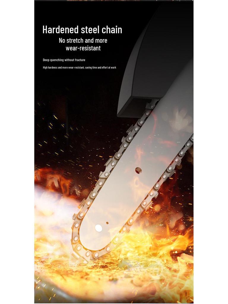 Rechargeable Mini Electric Chainsaw for Outdoor Logging and Garden Pruning