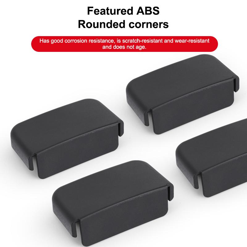 For Model 3 Y Juniper Highland 2025 4/8Pcs Seat Rail Cover Protector Rear End Pieces Backseat Slide Protection Anti-Kick