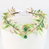 Simulate Tree Leaves Fairy Headband Handmade Elf Princess Headpiece Forest Wedding Flower Crown For Women Girls
