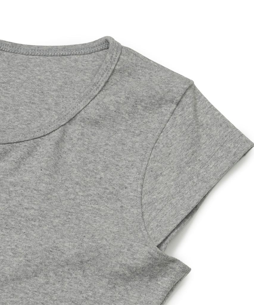 Jemjempaladi Bonnie Crop Top Melange Grey