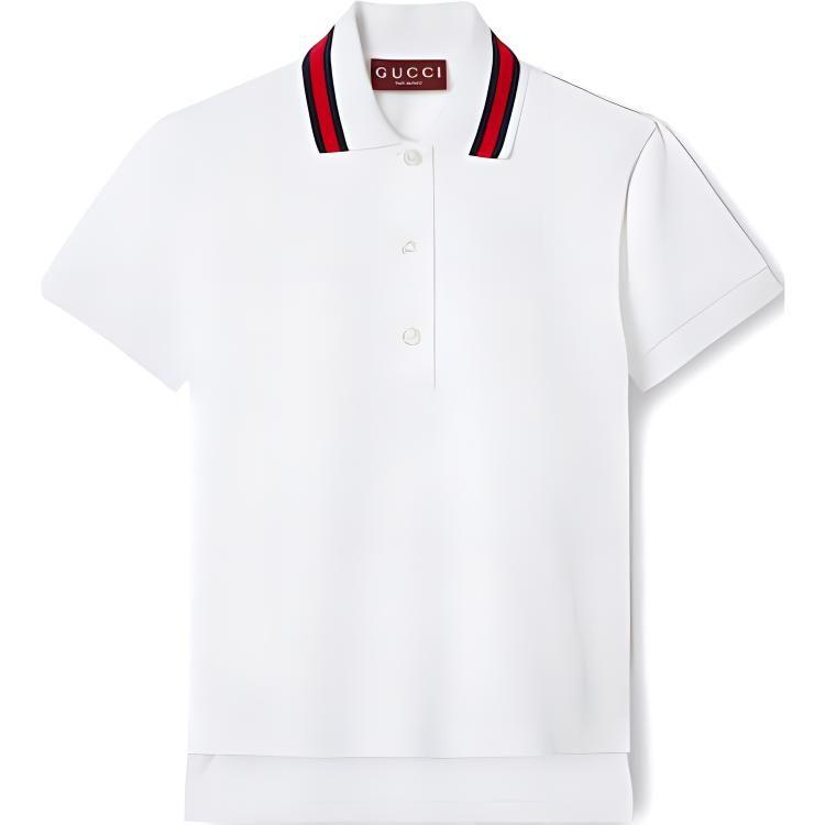GUCCI Stretch Piquet Polo Shirt 789266-XJGLZ-9692