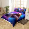 Sloth Starry Sky Duvet Set Three-Piece Children'S Room Decorative Bedding Set