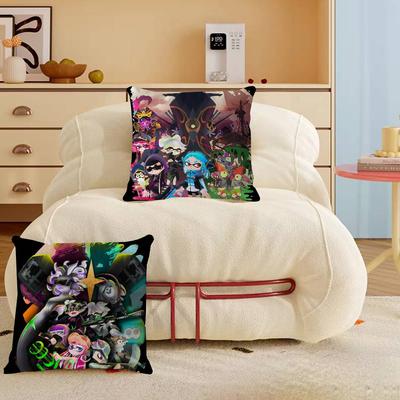 Spiel S-Splatoon 3 Kissenbezüge Cartoon Sofa Dekorativ Zuhause Beidseitig Bedruckt Kurzplüsch Niedlicher Kissenbezug
