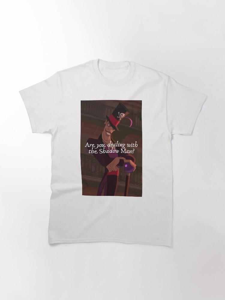 Disney Princess And The Frog Shadow Man Classic T-Shirt Unisex Style S разноцветный