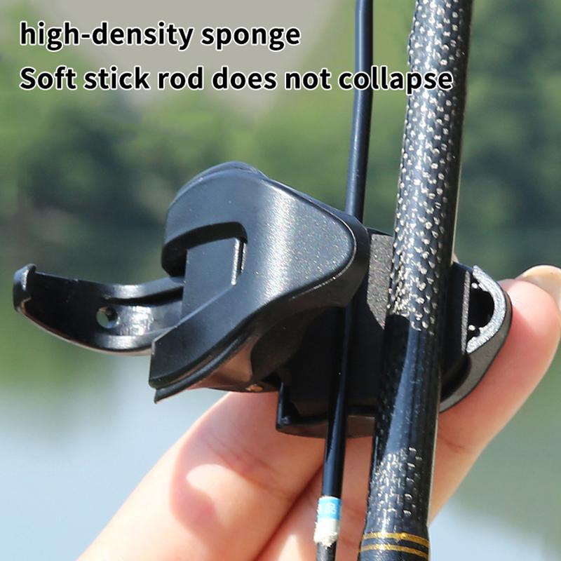 Neu 2-8 Stück Tragbarer Angelrutenhalter Angelruten-Fixierer Wandmontierte Angelruten-Gurte Klemme Multifunktionale Rutenhalter-Werkzeuge