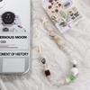 Phone Charms Beaded Phone Chain Star Pearl Mobile Lanyard Trendy Pendant Phone Strap  Jewelry Gift