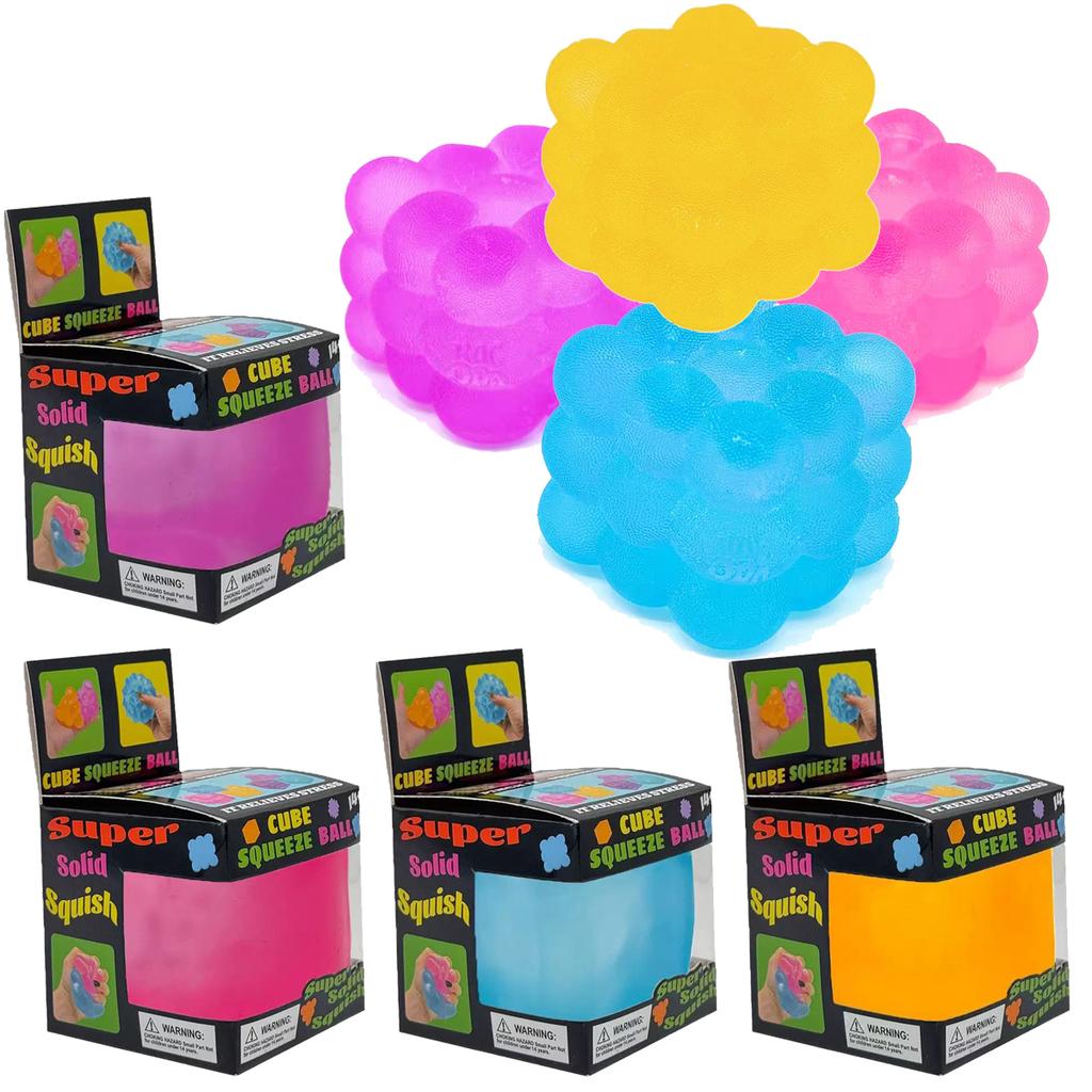 Candy Maltose Cube Kneading Music Kneading Slow Rebound Magic Ball Stress Relieving Artifact Party Gift Present Adult Kids Children Relieving Tool