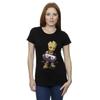 Marvel Womens/Ladies Guardians Of The Galaxy Groot Cosmic Tape Cotton T-Shirt