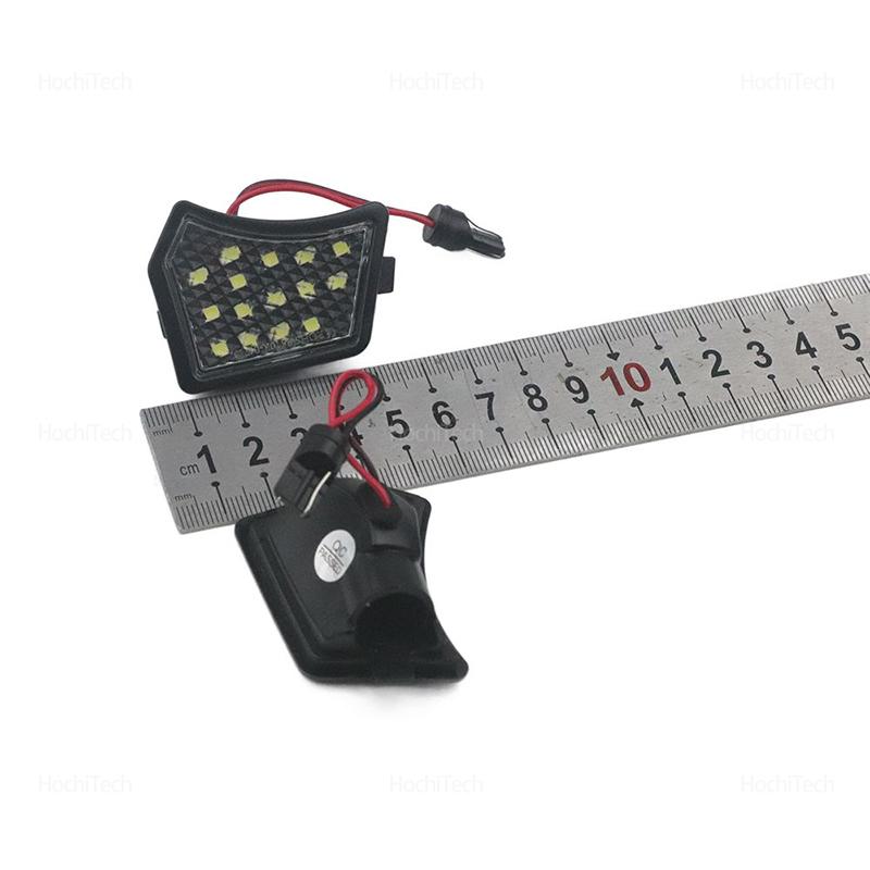 2X LED Lighting Under Side Mirror Puddle Light for Jaguar XJ XF for Volvo V40 V50 V60 V70 MK3 C70 MK2 XC90 XC70 C30 S40 S60 S80