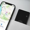 Portafoglio Tracker Carta Ricarica Wireless Design Ultra-Sottile Portatile Impermeabile Localizzatore Oggetti Sottile Compatibile Bluetooth Localizzatore GPS Dispositivo di Tracciamento Sottile